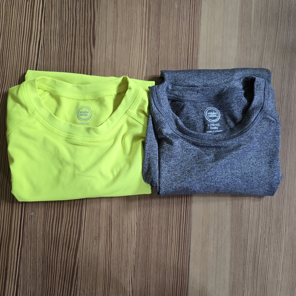 Brand new without tags boys HUSKY size 10/12 2 shirt lot